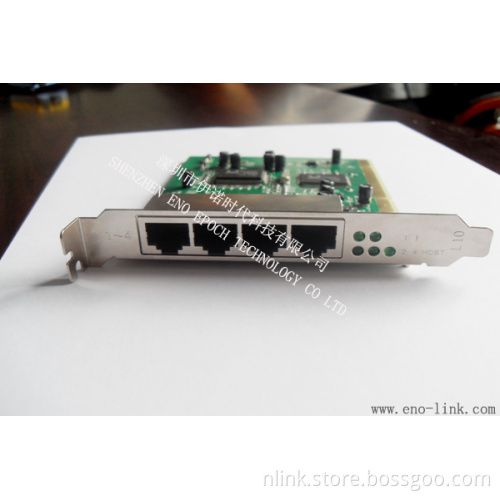 n-link 4 port 10,100Mbps ethernet switch card,pci lan card